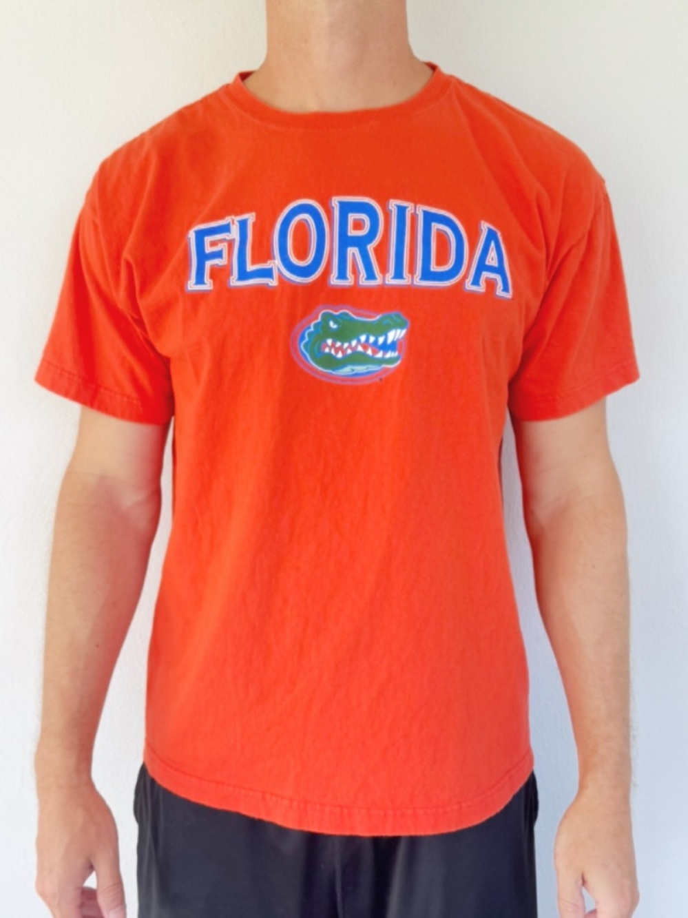 University of Florida Red Oak Sportswear orange graphic print logo tee size XL